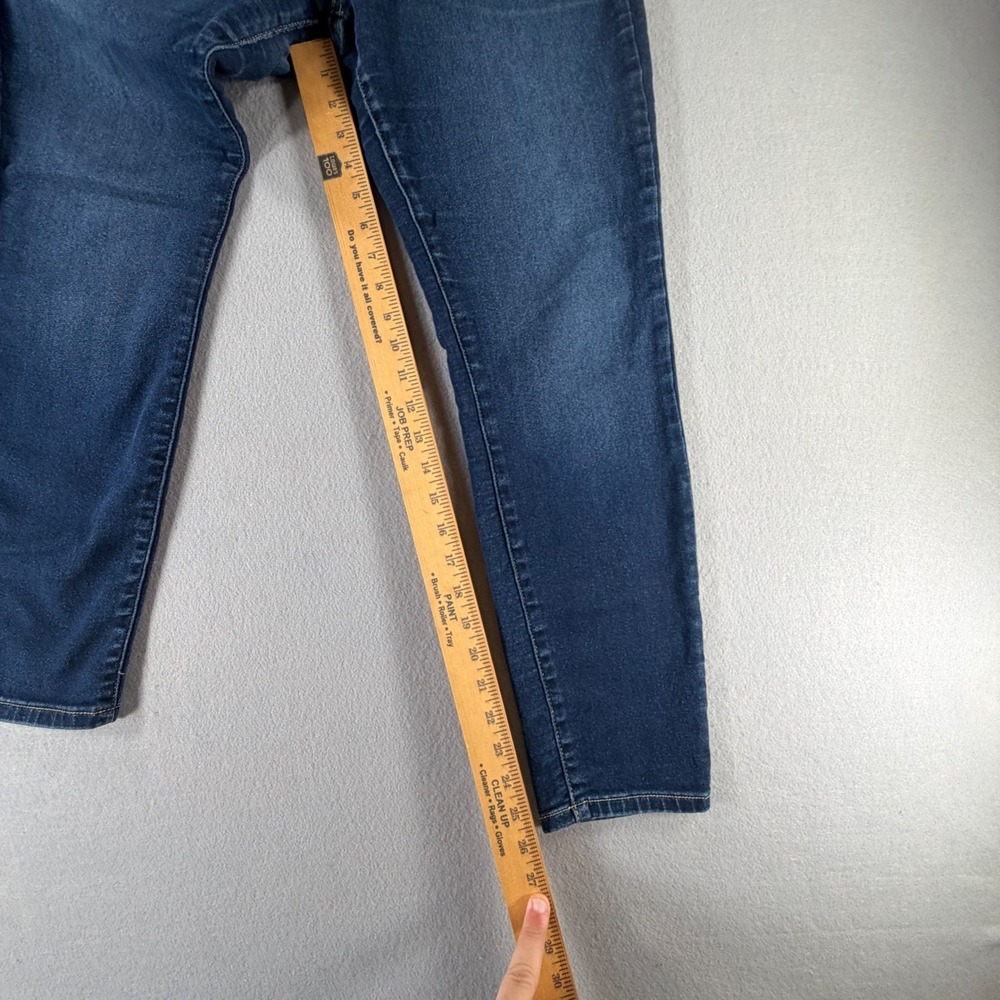 GUESS Los Angeles Men's Jeans 31x28 Blue Slim‎ Skinny Stretch Denim Tapered Y2K - Picture 6 of 16